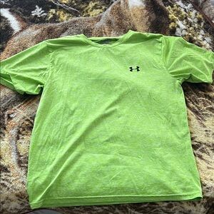 Under Armour Men's Lime Green Short Sleeve Tee
